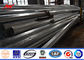 9 Metre Galvanizli Çelik Borulu Çelik Direkli Çelik Direkleri ASTM A123 Standardı Tedarikçi