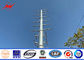 Filipinler NGCP Geleneksel Elektrikli Mono Kutup Kulesi 27m Flanş Tipi Tedarikçi