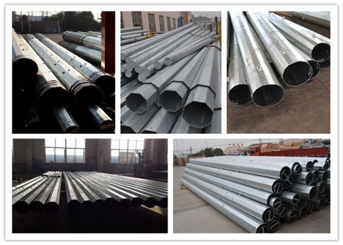 220kv High Strength Steel Power Pole For Electrical Distribution Line Project 2