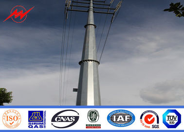Çin Steel Electric Poles / Eleactrical Power Pole With Cable Tedarikçi