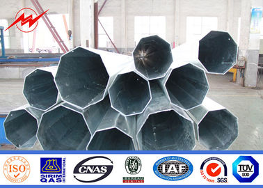 Çin 110kv 14M Electrical Steel Tubular Pole Self Supporting With Electric Accessories Tedarikçi