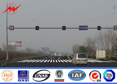 Çin Octagonal Steel Street Lighting Poles Traffic Light Signals With Powder Coating Tedarikçi