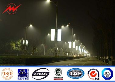 Çin 10m Single Arm Square Parking Lot Flood Light Pole Toll - Station LED Light Pole Tedarikçi