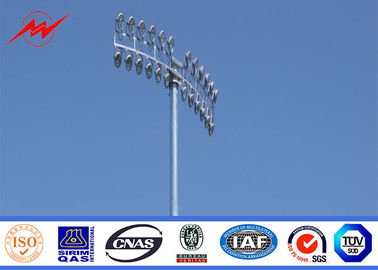 Çin 30m Football Stadium Park Light Pole Columniform 50 Years Lift Time Tedarikçi
