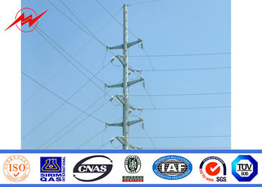 Çin 18m Outdoor Galvanizatiom Electric Power Pole 10kv To 220kv Power Capacity Tedarikçi
