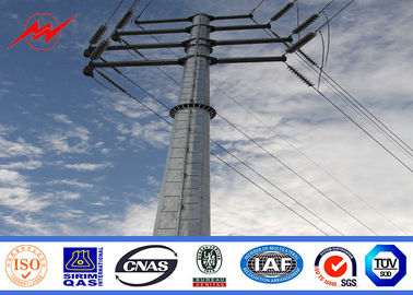 Çin 15m 1250 Dan Galvanized Steel Pole For Electrical Powerful Line Tedarikçi