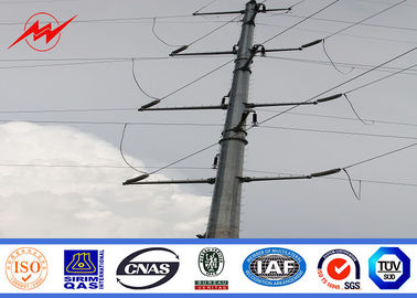 Çin Treated 35F Electric Power Pole Galvanized For Philippines Transmission Line Tedarikçi