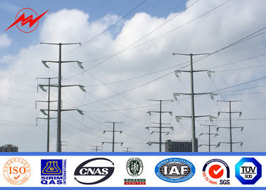 Çin 11.88m - 462dan Galvanized Steel Utility Power Poles Outdoor Electrical Utility Poles Tedarikçi