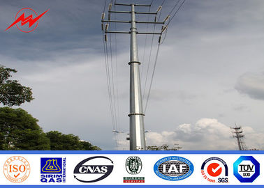 Çin High Voltage Electric Transmission Power Pole For Electricity Distribution Project Tedarikçi