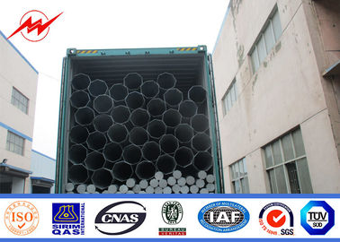 Çin 17M 1200DAN Power Transmission / Distribution Galvanized Steel Pole AWS D1. Load Tedarikçi