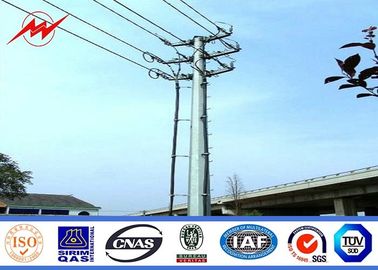 Çin Gr65 High Voltage Steel Power Pole Polygonal / Conical High Voltage Electrical Tedarikçi