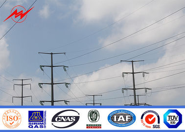 Çin  Electrical Galvanized Power Transmission Poles For 69kv Electrical Line Tedarikçi