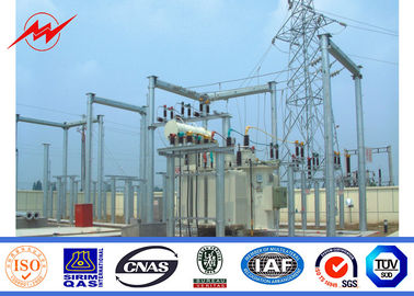 Çin 10kV Hot Dip Galvanized Electric Power Transmission Line Tubular Steel Poles Tedarikçi