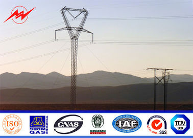 Çin 15M Tubular Galvanized  Steel Utility Power Electrical Pole Venezuela For 33KV Electrical Power Distribution Tedarikçi