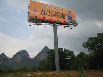 Çin Outdoor Cold Rolled Steel Outdoor Billboard Advertising With Galvanization Tedarikçi