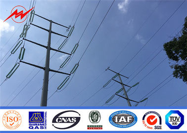 Çin Şanzıman ve Dağıtım Elektrik Gücü Kullanımı Galvanizli Çelik Direk ASTM A 123 Tedarikçi