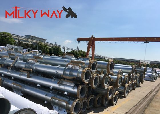 Çin 60ft Galvanized Steel Utility Pole for Transmission Lines Tedarikçi