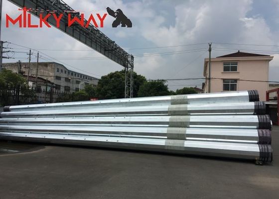 Kalite  Power Transmission Poles Tubular Octagonal Steel Electrical Distribution Poles Hot Dip Galvanized with Various Heights and Shapes fabrika