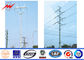 Conical Gr65 Material 22m Electric Power Pole 2 Sections for 110KV Power Distribution Tedarikçi