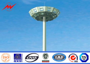 Outdoor 80M Galvanized Painting High Mast Pole with Lifting System Tedarikçi