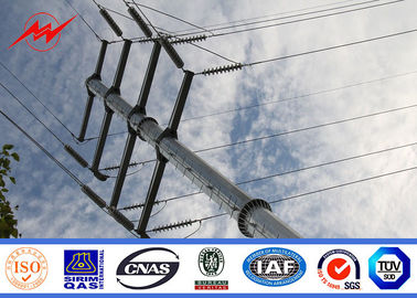Özel Montaj Yüksekliği Yuvarlak Konik Şekilli Elektrik Gücü direği Tedarikçi