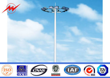 30m auto lifting system specification High Mast Pole with 400w HPS lights Tedarikçi