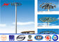HDG galvanized Power pole High Mast Pole with 400w HPS lanterns Tedarikçi