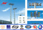High strength Anti-corrosion Coating High Mast Pole with 400w HPS lights Tedarikçi