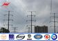138 KV Transmission Line Electrical Power Pole , Steel Transmission Poles Tedarikçi