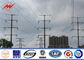 138 KV Transmission Line Electrical Power Pole , Steel Transmission Poles Tedarikçi