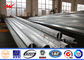 10m HDG Tapered Galvanised Steel Pole for 11kv Power Transmission / Square Tedarikçi