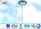 S355JR Polygonal 25m Galvanized Sports Light Poles With Electric Rasing System Tedarikçi