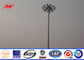 25M Height LED High Mast Pole with rasing system for stadium lighting Tedarikçi