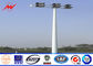 Galvanized 30M High Mast Pole with winch for Parking Lot Lighting Tedarikçi