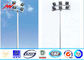 12 sides 40M High Mast Pole Gr50 material with round panel 8 lights Tedarikçi