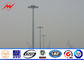 12 sides 40M High Mast Pole Gr50 material with round panel 8 lights Tedarikçi