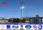 30M 12 lights High Mast Pole with 300kg rasing system for football field Tedarikçi