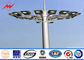 40 meters powder coating galvanized High Mast Pole with 300kg rasing system for airport area lighting Tedarikçi