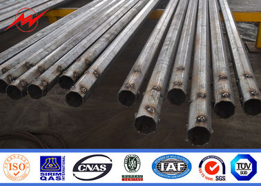 Galvanized Round Tapered 6m Outdoor Light Poles Painting with Single Cross Arm Tedarikçi