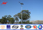 Car Park 12m Lamp Steel Parking Lot Light Pole , MHL / HPS Post Light Pole Tedarikçi
