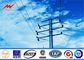9m 11m Electrical Power Pole Street Light Poles For Africa Power Transmission Tedarikçi