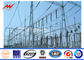 Power Transmission 110kv 15m Steel Power Poles With Galvanizatiom Tedarikçi