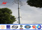 Single Arm CCTV Electrical Power Pole Steel Light Poles Custom Tedarikçi