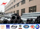 Conical Hdg 16m 2 Sections Steel Utility Poles For Power Transmission Tedarikçi