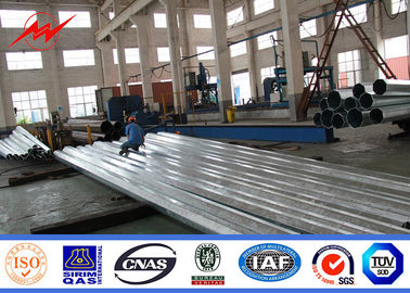 Electric Powerful IP65 Galvanised Steel Poles For Rural Electrical Projects Tedarikçi