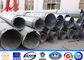 69KV 15M Round ASTM A123 Galvanised Steel Poles for Power Distribution Tedarikçi