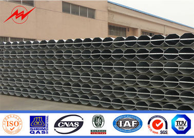 11m Q345 Çelik Güç iletim kutupları 80-100μM galvanize Tedarikçi