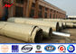 17M AWS D1.1 Galvanized Steel Pole / Steel Transmission Poles ISO Certification Tedarikçi