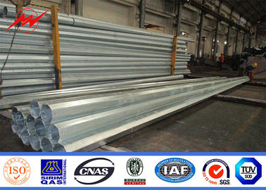 Metallic Distribution Galvanized Steel Utility Pole For Electricity Distribution Line Tedarikçi