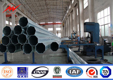 Metallic Distribution Galvanized Steel Utility Pole For Electricity Distribution Line Tedarikçi